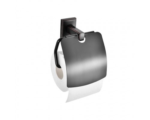 GFmark Держатель туалетной бумаги с крышкой 98003 медь
