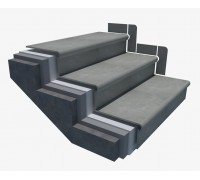 Ступень Seranit Beton Grey Matt 32,5x120
