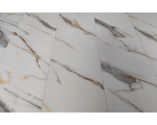 Ламинат MSPC Stone Floor Бело-золотой Мрамор 1220х234х8 мм фаска 4-сторонняя V-образная DC833 MP