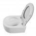 Комплект 4 в 1 (Унитаз подвесной BelBagno Soft-Tor BB084CH-TOR безободковый с микролифтом BB051SC+Инсталляция TECEbase + Кнопка TECEnow белая 9400413)