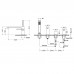 Смеситель TIMO Torne 4330/17Y встраиваемый на борт ванны на 4 отверстия