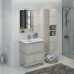 Зеркало-шкаф Comforty Верона 90х80 дуб белый