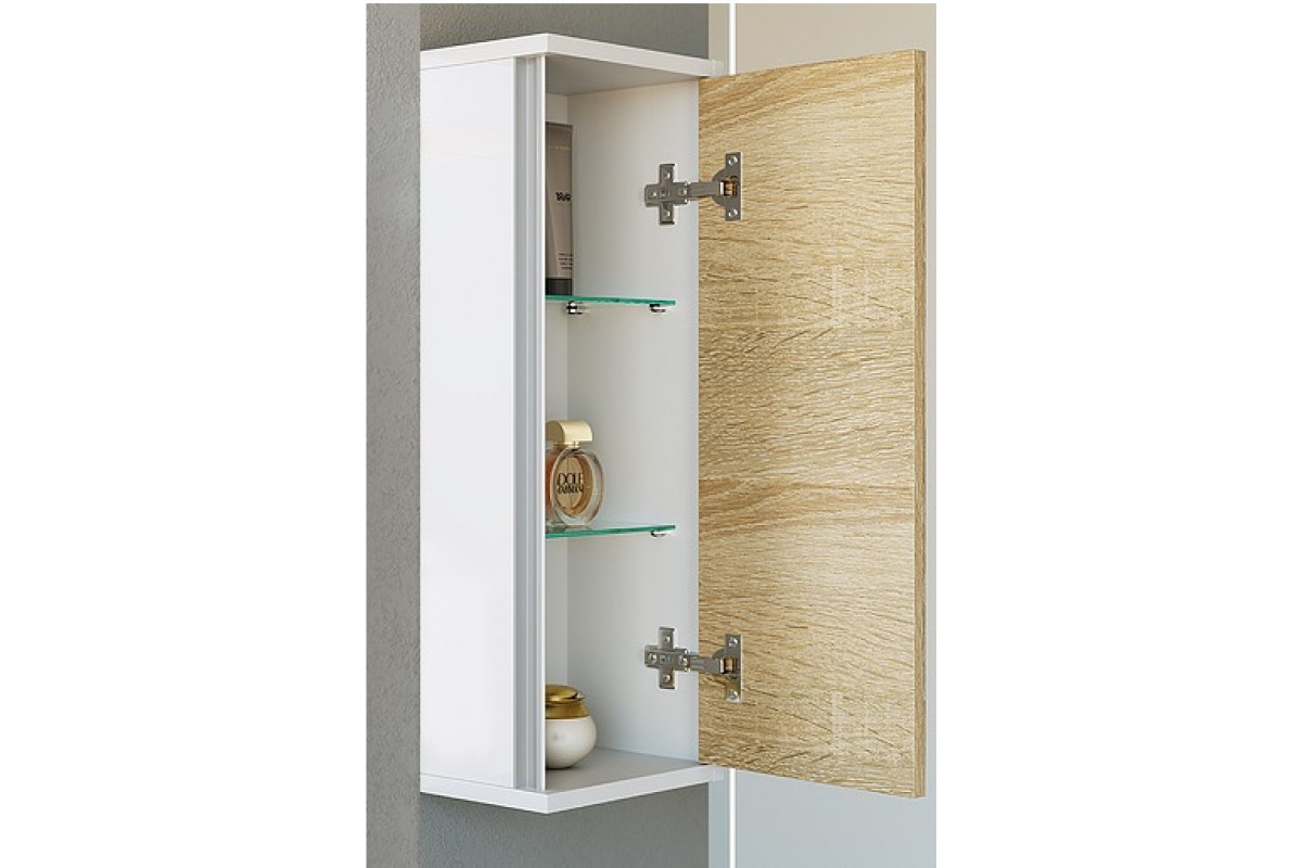 Узкий Навесной Шкаф В Ванную фото 7