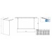 Душевая перегородка Radaway Modo I New 388154-01-01 1500x2000 прозрачное