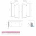 Душевая шторка для ванны Radaway Fuenta PND 208210-01L 1000x1520, левая