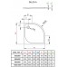 Душевой акриловый поддон Radaway Delos A SDA1010-01 1000x1000x50