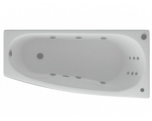 Ванна акриловая Aquatek Пандора 160х75 R (каркас + экран + слив) PAN160-0000039