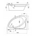 Акриловая ванна Santek Гоа 150х100 1WH112033 левая