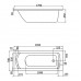 Акриловая ванна Santek Монако 170х70 1WH111979