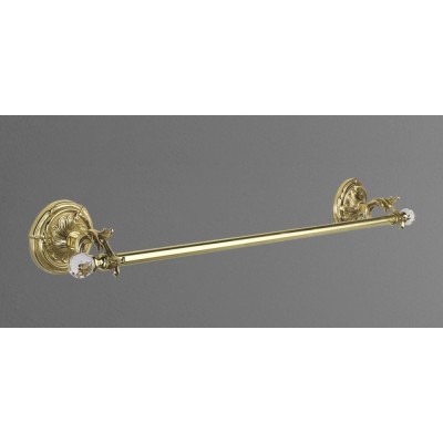 Полотенцедержатель Art&Max Barocco Crystal AM-1781-Do-Ant-C античное золото 36 см