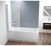 Шторка для ванны RAVAK Chrome CVS1 80 R блестящий 7QR40C00Z1