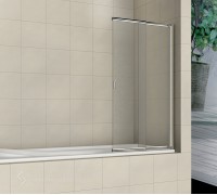 Душевая шторка для ванны RGW SC-40 1000x1500 03114010-11 профиль хром, стекло прозрачное