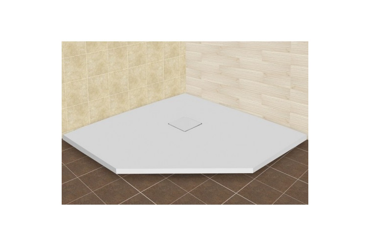 RGW Stone Tray St/t-0100w (16155100-01) (100-100). Душевой поддон RGW Stone Tray. Душевой поддон трапеция