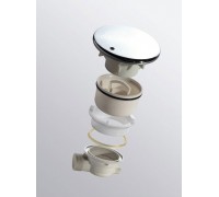 Сифон для поддона RGW Velplex QYD-01-chrome 90 мм хром