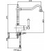 Смеситель Cezares Margot MARGOT-LLM2-02-Bi для кухонной мойки