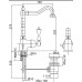 Смеситель Cezares Margot MARGOT-LSM2-02-Bi для раковины