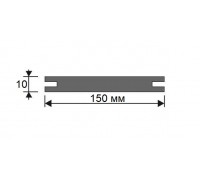 Добор 2/2 Uberture Белла (Матча, 10х150х2070 мм, телескоп)