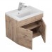 Тумба с раковиной Uperwood Eva 50 см, подвесная, Крафт Табачный 3930313467