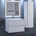 Тумба с раковиной Uperwood Next Premium 70 см, подвесная, 2 ящика, белая 3930205165