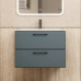 Тумба с раковиной Uperwood Foster New 70 см, подвесная, серый графит KFosterNEW70g