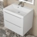 Тумба с раковиной Uperwood Tanos 60 см, подвесная, белая матовая 291020225