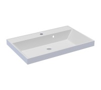 Раковина Uperwood Classic 70 см, встраиваемая, белая/глянцевая 291020336