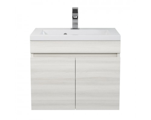 Тумба с раковиной Uperwood Eva 50 см, подвесная, Дуб Харбор Белый 3930313466
