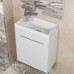 Тумба с раковиной Uperwood Tanos 40 см, подвесная, белая матовая KTanos40W