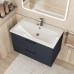 Раковина Uperwood Foster 80 см, встраиваемая, белая/глянцевая 291020342