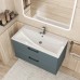 Раковина Uperwood Foster 90 см, встраиваемая, белая/глянцевая 291020343