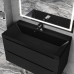 Раковина Uperwood Classic New 90 см, встраиваемая, черная/глянцевая RClassicNew90bg