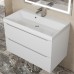 Тумба с раковиной Uperwood Tanos 80 см, подвесная, белая матовая 291020227