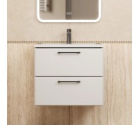Тумба с раковиной Uperwood Foster New 60 см, подвесная, белая матовая KFosterNEW60w