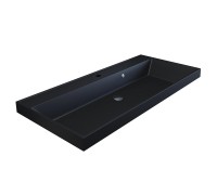 Раковина Uperwood Classic Quartz 100 см черный/матовый, уголь 293020634