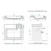 Раковина над стиральной машиной Uperwood Vission 60х50 см, белая/глянцевая 45483000000