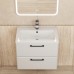 Тумба с раковиной Uperwood Foster New 60 см, подвесная, белая матовая KFosterNEW60w
