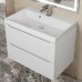 Тумба с раковиной Uperwood Tanos 70 см, подвесная, белая матовая 291020226