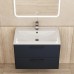 Тумба с раковиной Uperwood Foster New 70 см, подвесная, черная матовая KFosterNEW70b