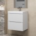 Тумба с раковиной Uperwood Tanos 50 см, подвесная, белая матовая 29111020234