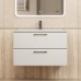 Тумба с раковиной Uperwood Foster New 80 см, подвесная, белая матовая KFosterNEW80w