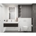 Керамогранит Laparet Mars Grey 60x120 белый матовый карвинг