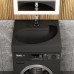 Раковина над стиральной машиной Uperwood Comforty 60 см, черная/матовая 2930205138
