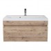 Тумба с раковиной Uperwood Eva 75 см, подвесная, Крафт Табачный 3930313471
