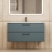 Тумба с раковиной Uperwood Foster New 100 см, подвесная, серый графит KFosterNEW100g