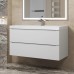 Тумба с раковиной Uperwood Tanos 100 см, подвесная, белая матовая 291020229