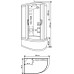 Душевая кабина Водный Мир ВМ-319 (85*120*215) высокий поддон, задние стекла черные/белые, передние стекла тонированные/белые матовые, левая ВМ-319