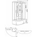 Душевая кабина Водный Мир (80*120*215) комфорт, высокий поддон, задние стекла черные/белые, передние стекла матовые/тонированные, левая ВМ-8802 (КОМ)