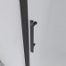 Душевая дверь Veconi Evo 100 B 130х195 E1-B-130-01-C9 профиль черный/матовый, стекло прозрачное