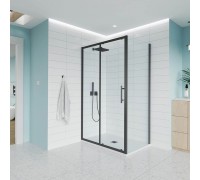 Душевой уголок Veconi Evo 100SP B 120х90х195 E1-SP-B-12090-01-C9 профиль черный/матовый, стекло прозрачное