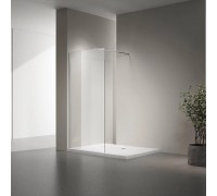 Душевая перегородка Veconi Korato KR-72 100х200 KR72-100-01-C8 профиль хром, стекло прозрачное